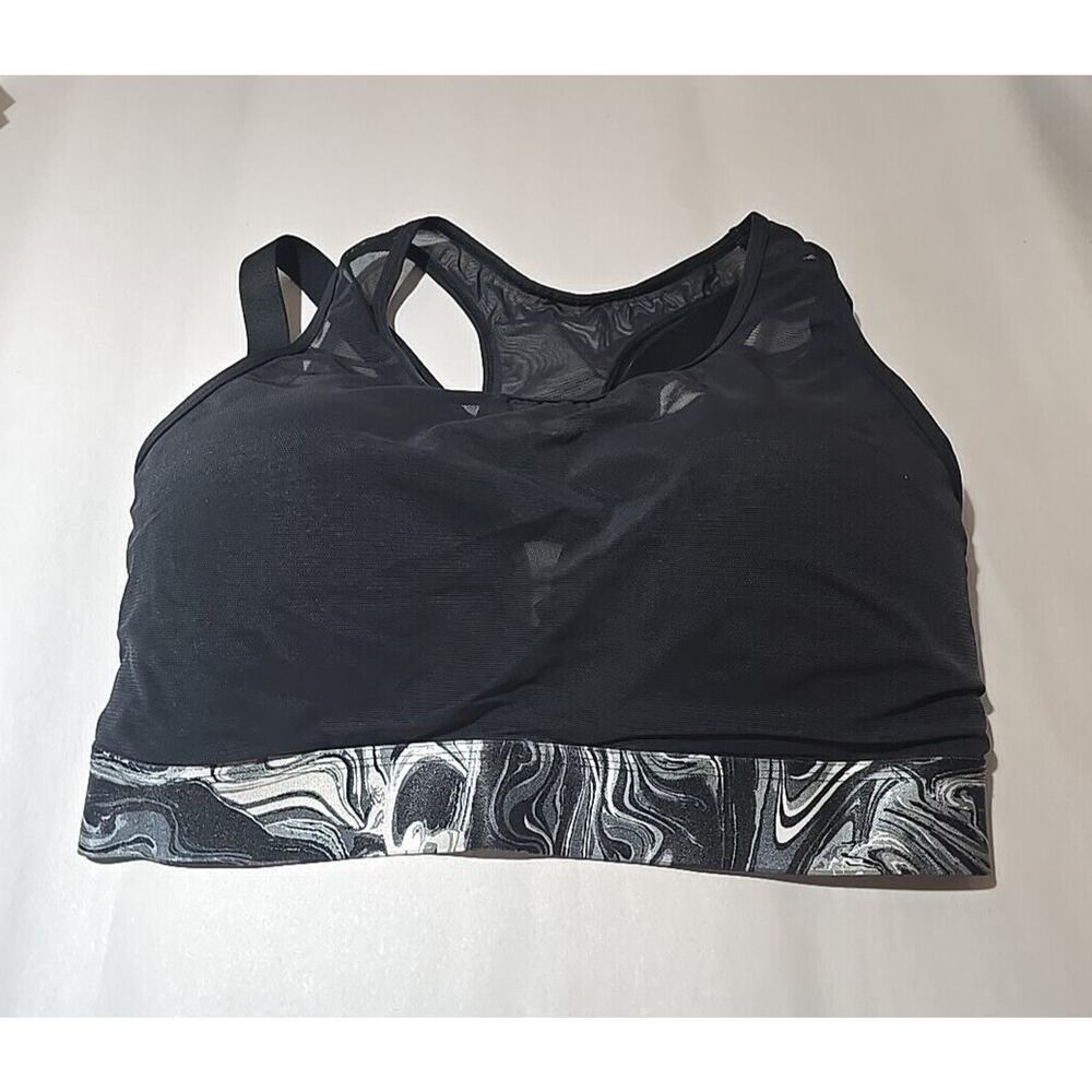 Adore Me Micah Black High Impact Racerback Wire Free Sports Bra Size 32DDD